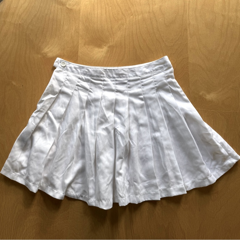 Faded Rose Pleated Mini Tennis Skirt